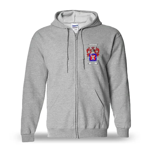 Samara Unisex Coat of Arms Zip Sweatshirt