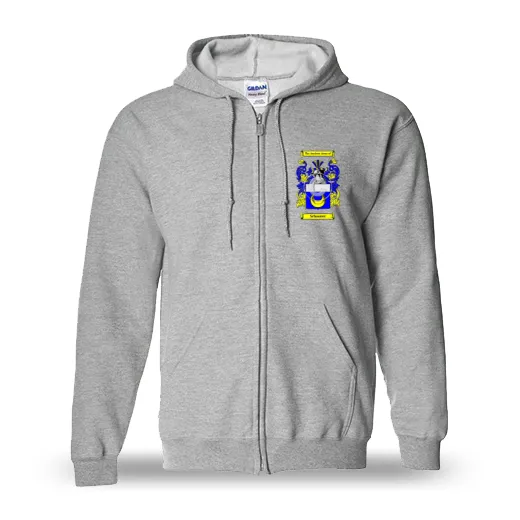 Schooner Unisex Coat of Arms Zip Sweatshirt