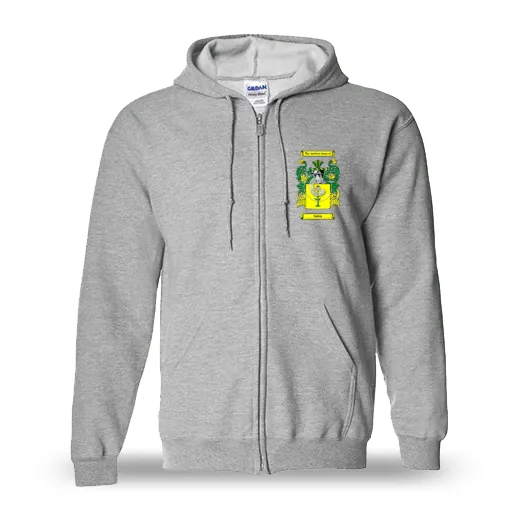 Sova Unisex Coat of Arms Zip Sweatshirt