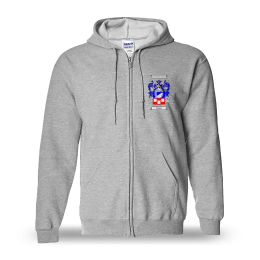 Teems Unisex Coat of Arms Zip Sweatshirt