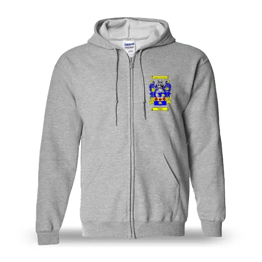 Tuppe Unisex Coat of Arms Zip Sweatshirt