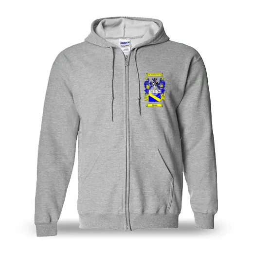 Vinner Unisex Coat of Arms Zip Sweatshirt