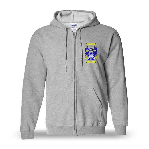 Wildhan Unisex Coat of Arms Zip Sweatshirt
