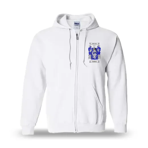 Poolman Unisex Coat of Arms Zip Sweatshirt - White