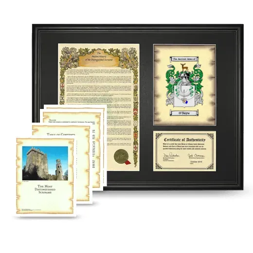O'Dayw Framed History And Complete History- Black
