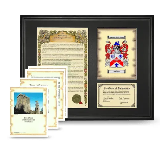 Bellize Framed History And Complete History- Black
