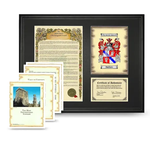 Durforte Framed History And Complete History- Black