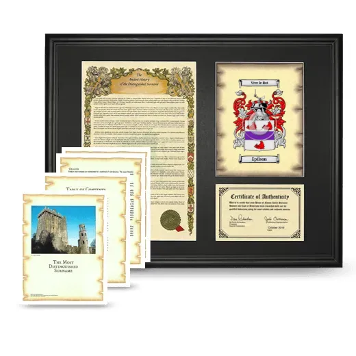 Epilson Framed History And Complete History- Black