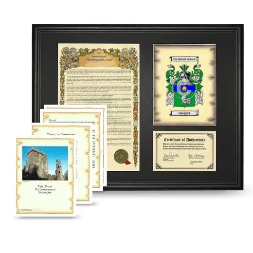 Gasquet Framed History And Complete History- Black