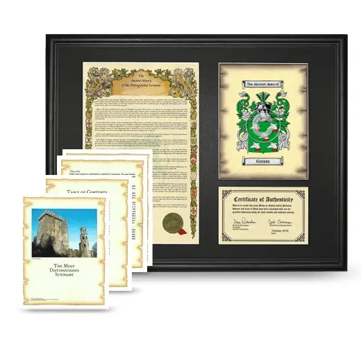 Gutres Framed History And Complete History- Black