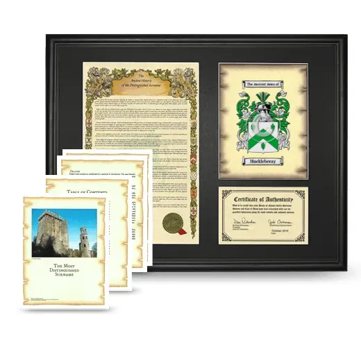 Huckleberay Framed History And Complete History- Black