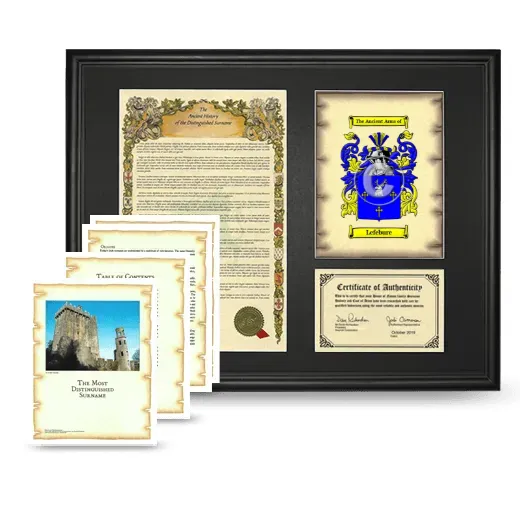 Lefebure Framed History And Complete History- Black