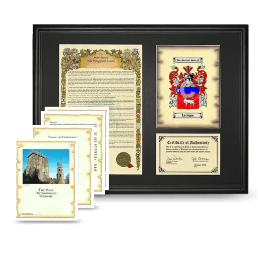 Leveque Framed History And Complete History- Black