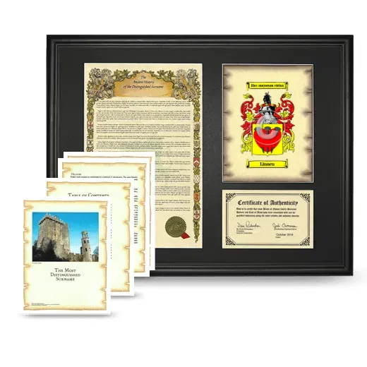 Linnen Framed History And Complete History- Black