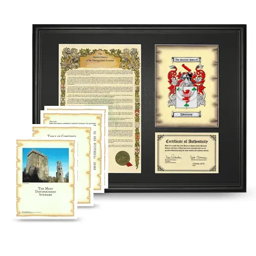 Liversey Framed History And Complete History- Black