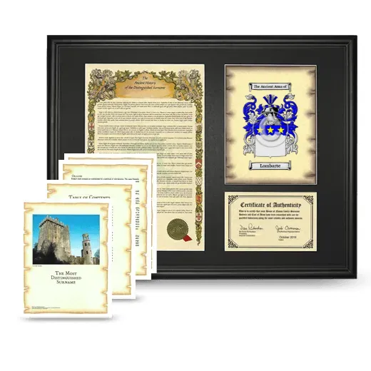 Lombarte Framed History And Complete History- Black