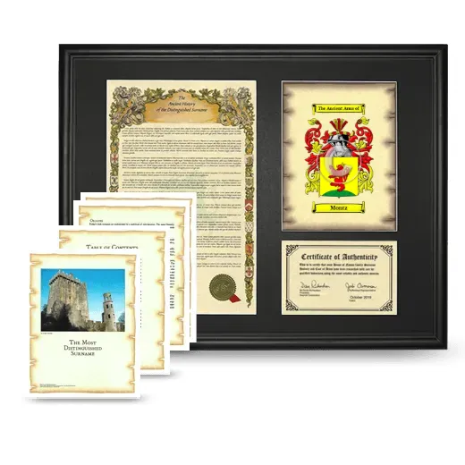 Montz Framed History And Complete History- Black