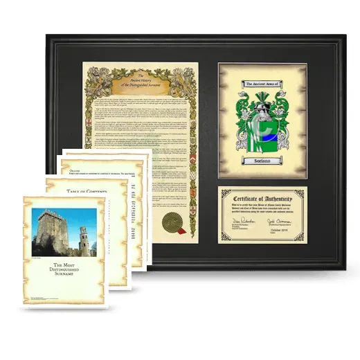 Soriano Framed History And Complete History- Black