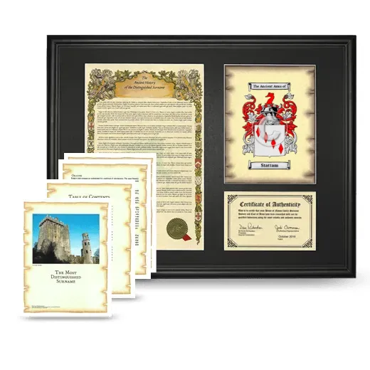 Stattam Framed History And Complete History- Black