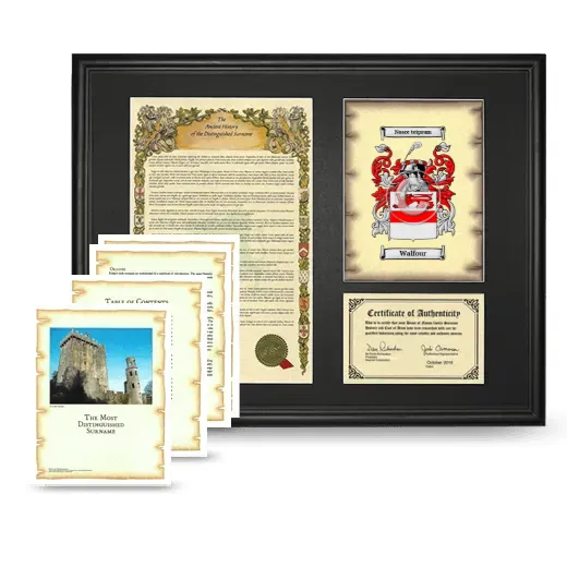 Walfour Framed History And Complete History- Black