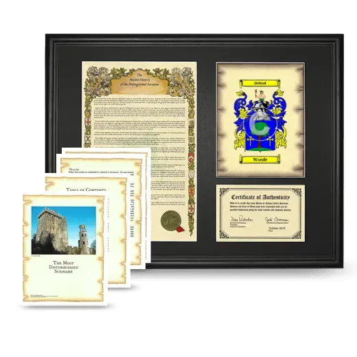Woode Framed History And Complete History- Black