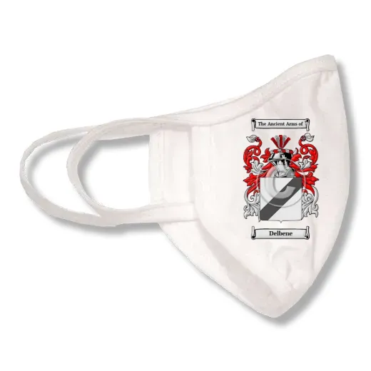 Delbene Coat of Arms Face Mask