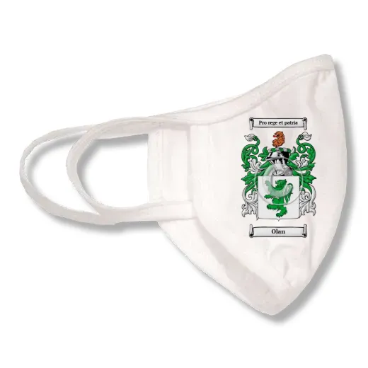 Olan Coat of Arms Face Mask