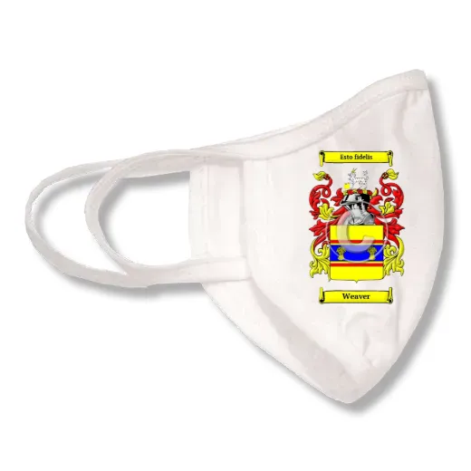 Weaver Coat of Arms Face Mask