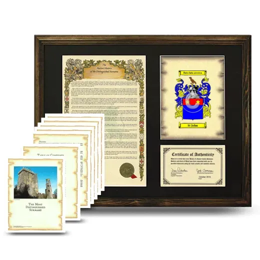 St John Framed History And Complete History- Brown