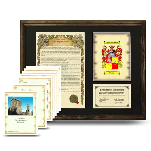 Bezan Framed History And Complete History- Brown
