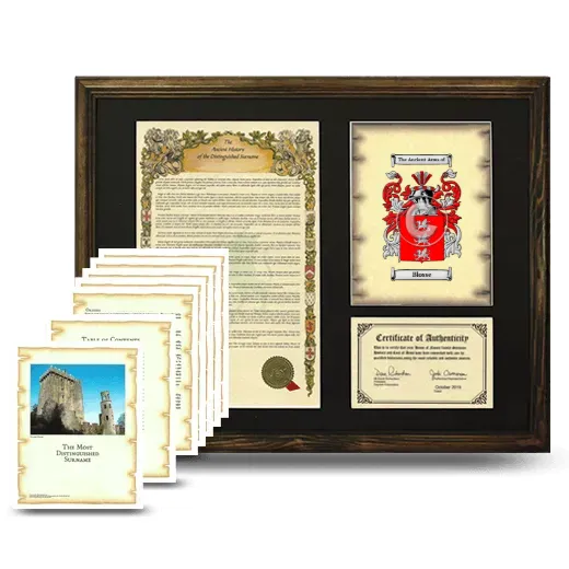 Blosse Framed History And Complete History- Brown