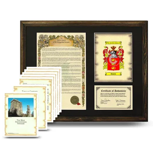 Bracer Framed History And Complete History- Brown