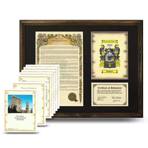 Burketts Framed History And Complete History- Brown