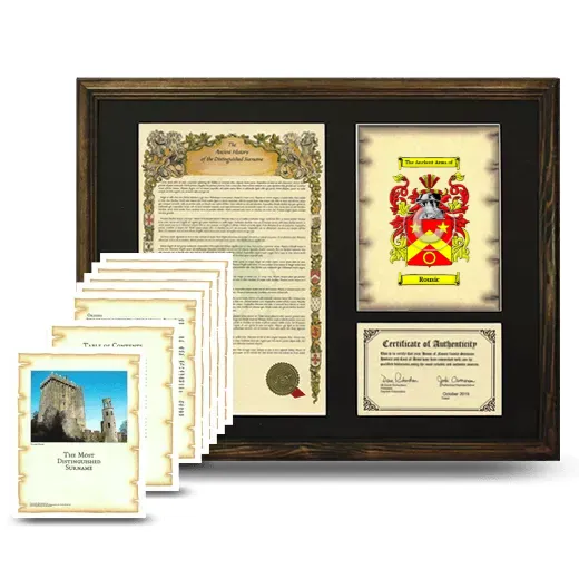 Rousic Framed History And Complete History- Brown
