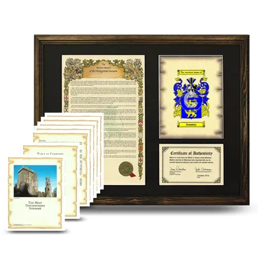 Somery Framed History And Complete History- Brown