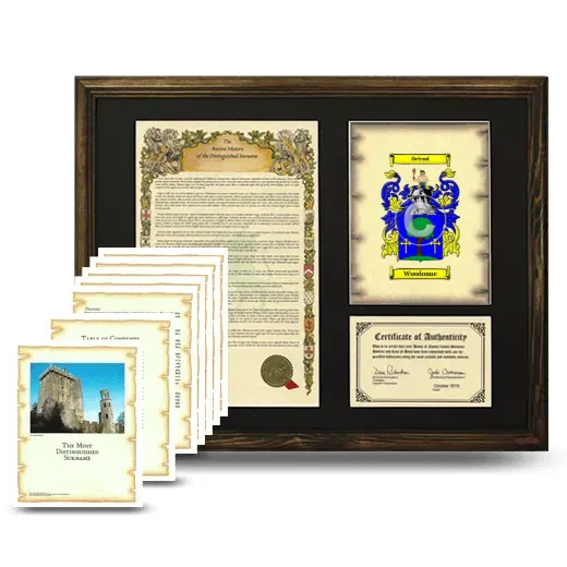 Woodrome Framed History And Complete History- Brown