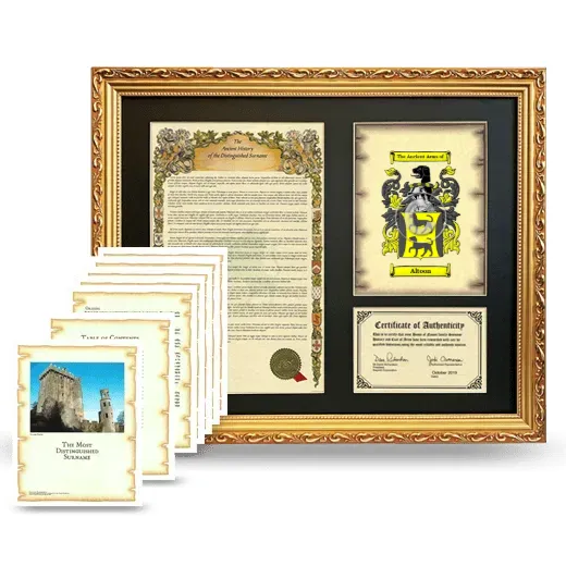 Altoon Framed History And Complete History - Gold
