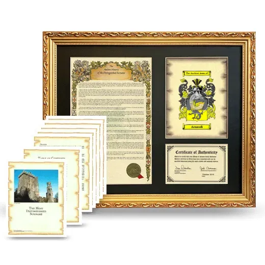 Arnaudi Framed History And Complete History - Gold