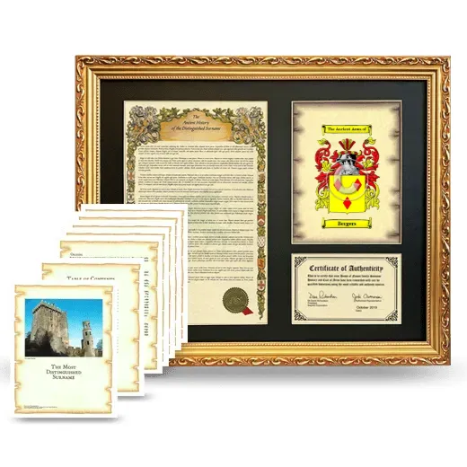 Bergers Framed History And Complete History - Gold