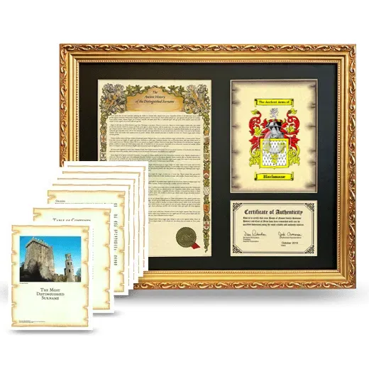 Blachmane Framed History And Complete History - Gold