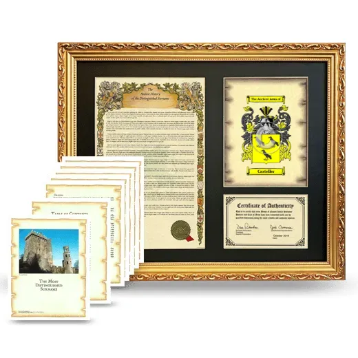 Casteller Framed History And Complete History - Gold