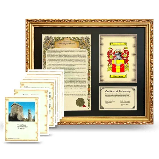 Crawshawe Framed History And Complete History - Gold