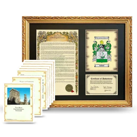 Exford Framed History And Complete History - Gold