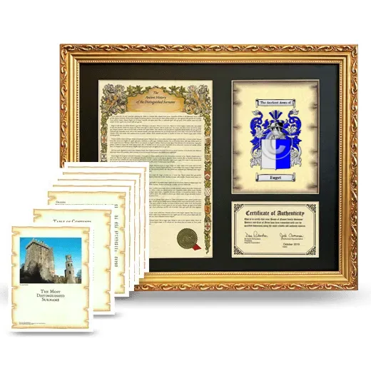 Faget Framed History And Complete History - Gold