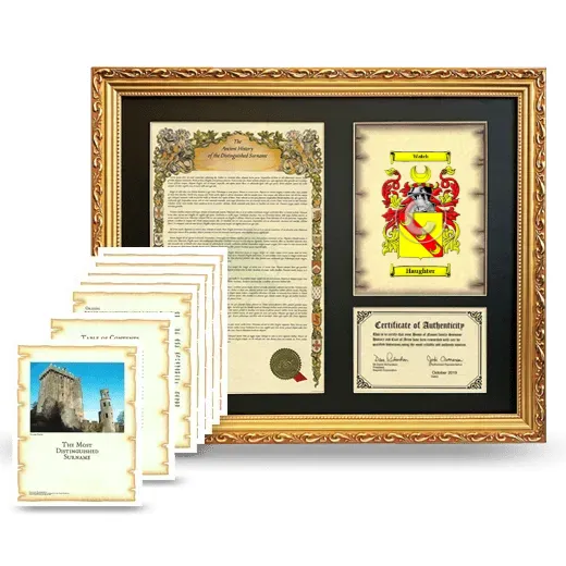 Haughter Framed History And Complete History - Gold