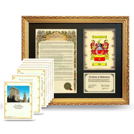 Ikes Framed History And Complete History - Gold