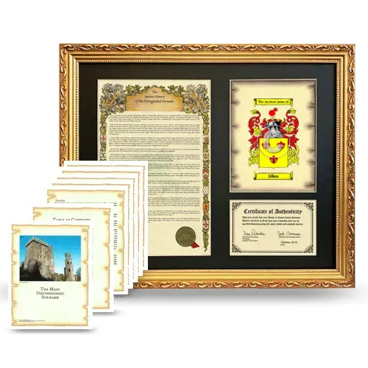Jillen Framed History And Complete History - Gold