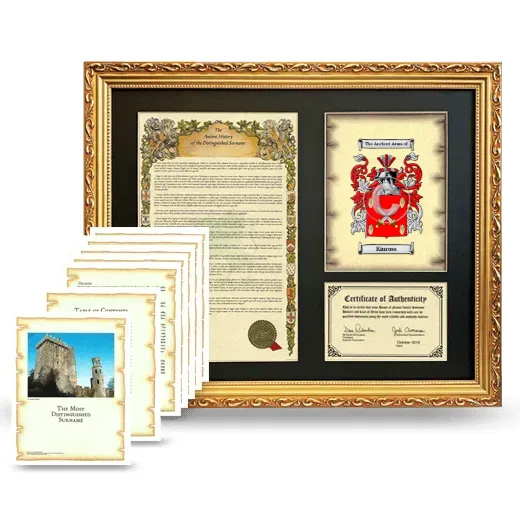 Kinross Framed History And Complete History - Gold