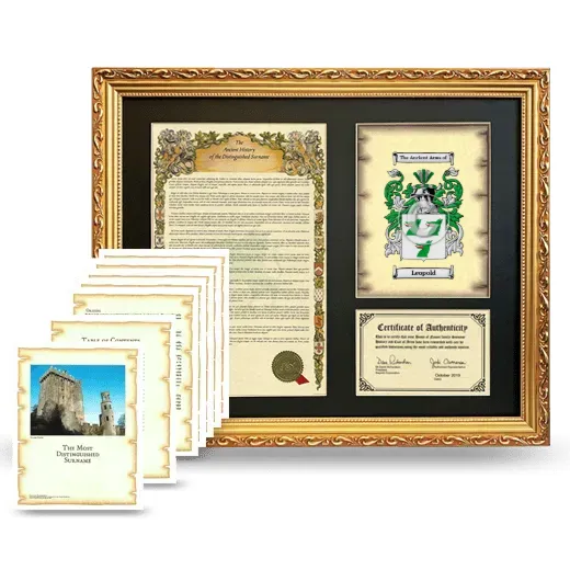 Leopold Framed History And Complete History - Gold