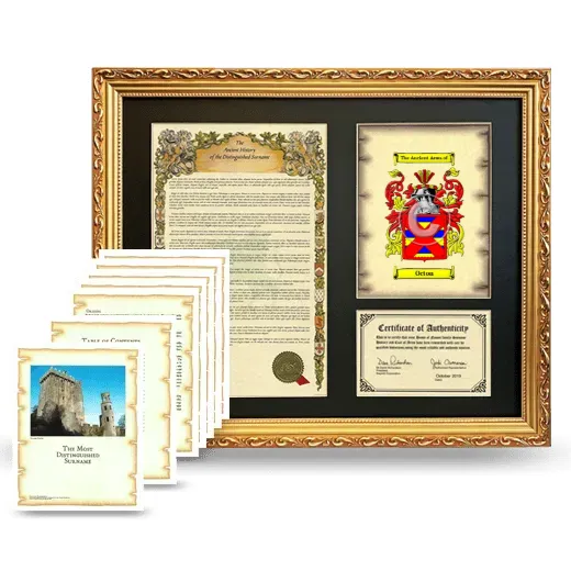 Octon Framed History And Complete History - Gold